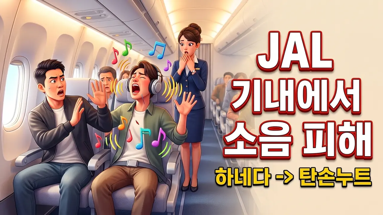 일본항공 기내에서 일본인 위험 인물과 대치한 경험