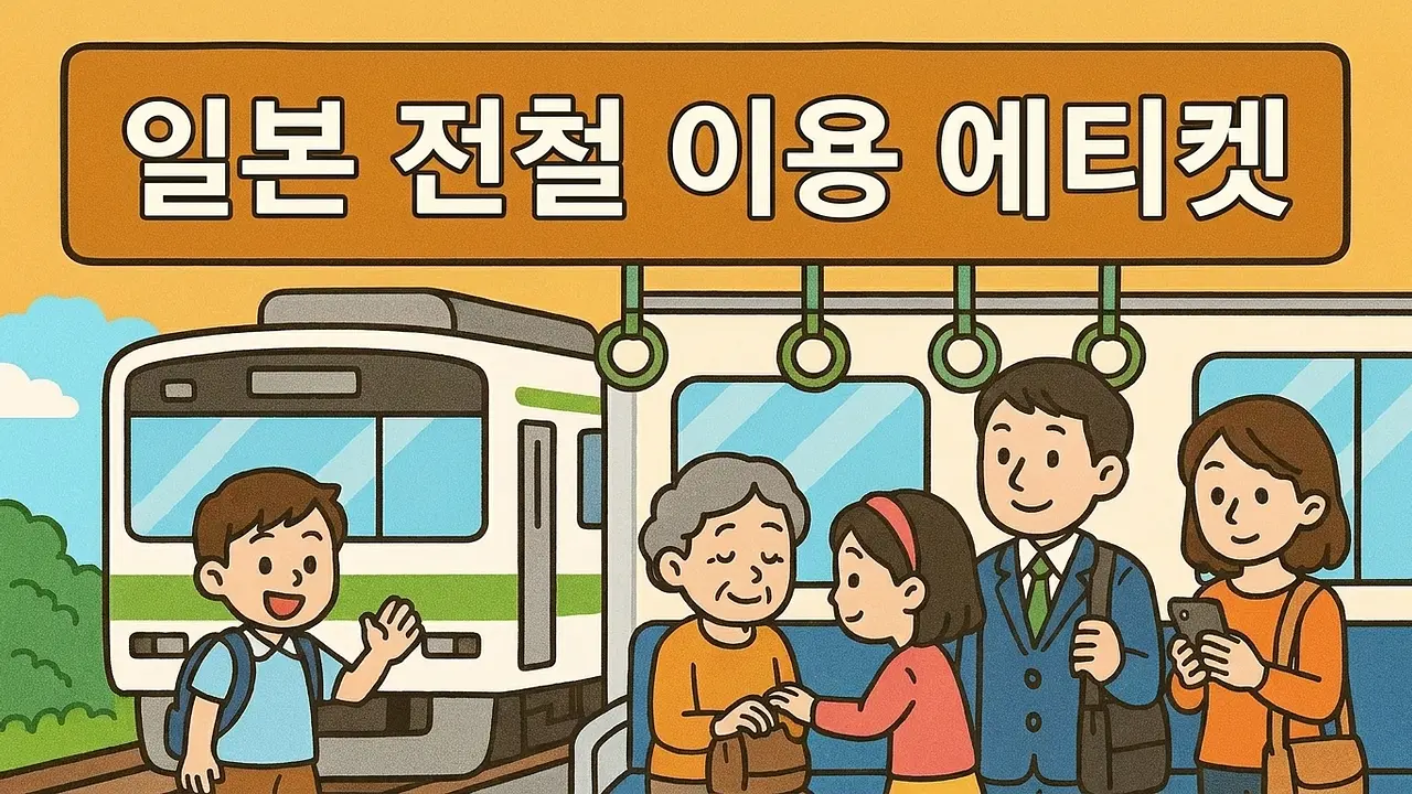 일본에서 전철 타는 예절 - 알아야 할 8가지 규칙