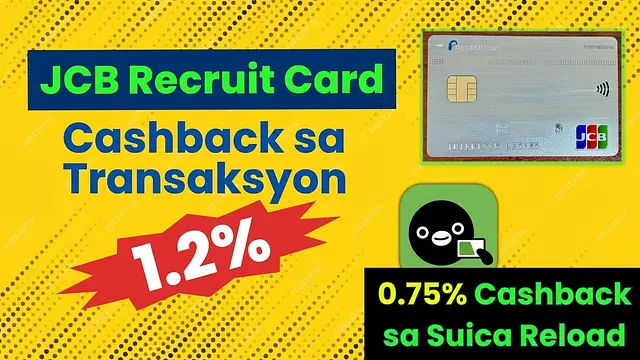 Gabay sa Pag-apply ng JCB Recruit Card para sa Online Shopping at Pag-ipon ng Points