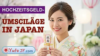 Vorbereitung von Hochzeitsumschlägen in Japan nach kultureller Etikette