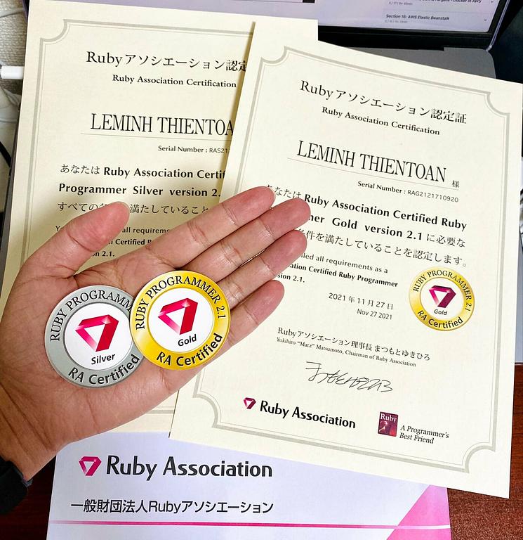 Cách học để đậu chứng chỉ Ruby Gold trong một tháng
