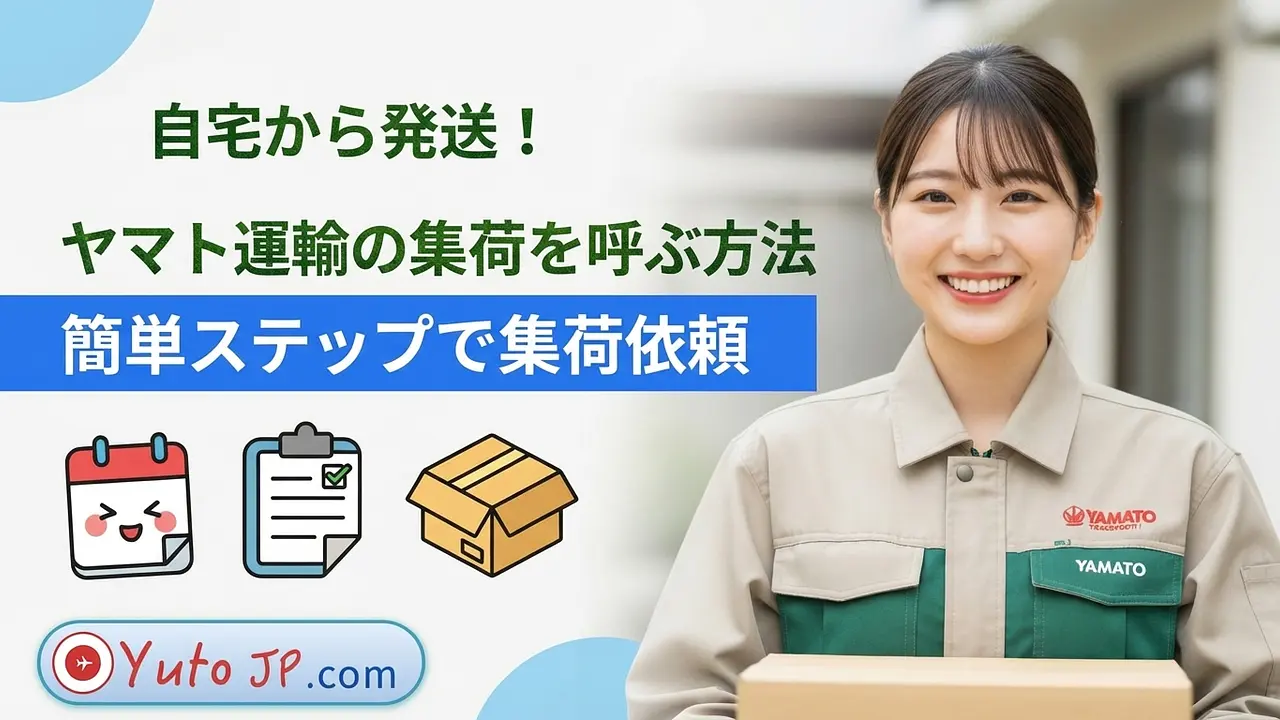 日本でヤマト運輸のスタッフを自宅に呼んでオンラインで荷物を送る方法ガイド
