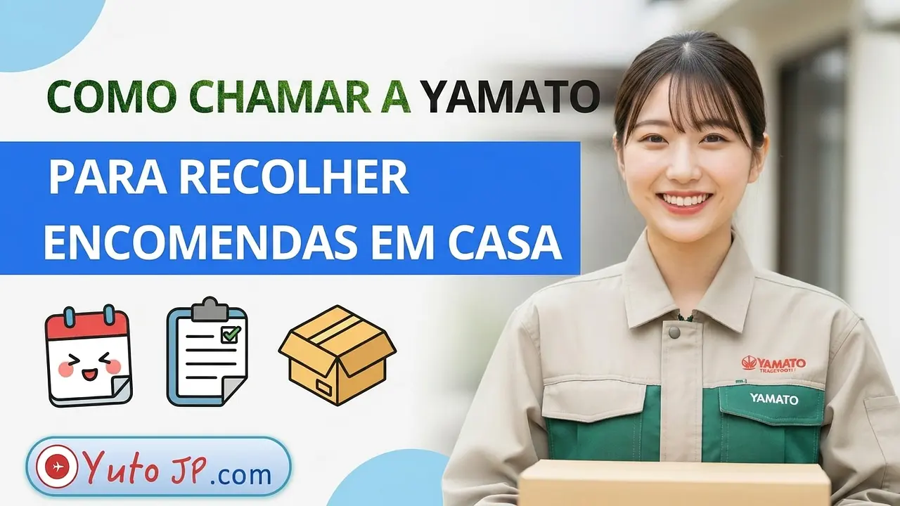 Guia para agendar a coleta da Yamato em casa para envios online no Japão