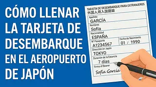 Cómo rellenar la tarjeta de salida en el aeropuerto de Japón (Guía detallada)