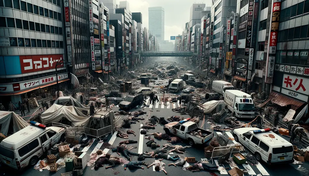 Giả sử đại dịch zombie bùng phát ở Nhật Bản - Phần 1: Sự sụp đổ của Tokyo