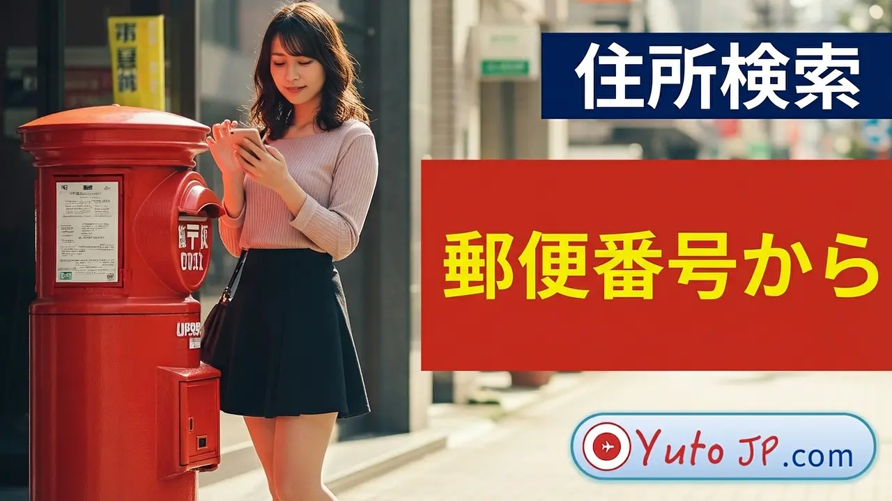 日本で郵便番号から住所をオンラインで調べる方法