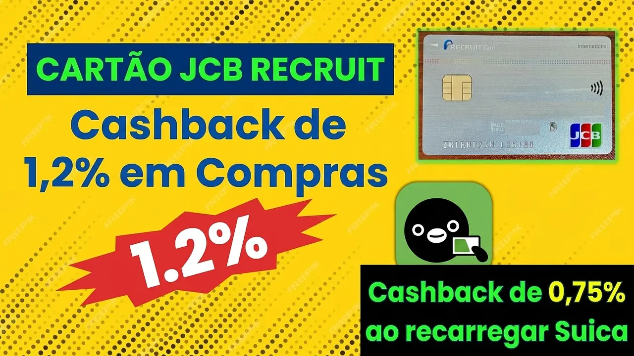 Guia para criar o cartão JCB Recruit para compras online e acumular pontos