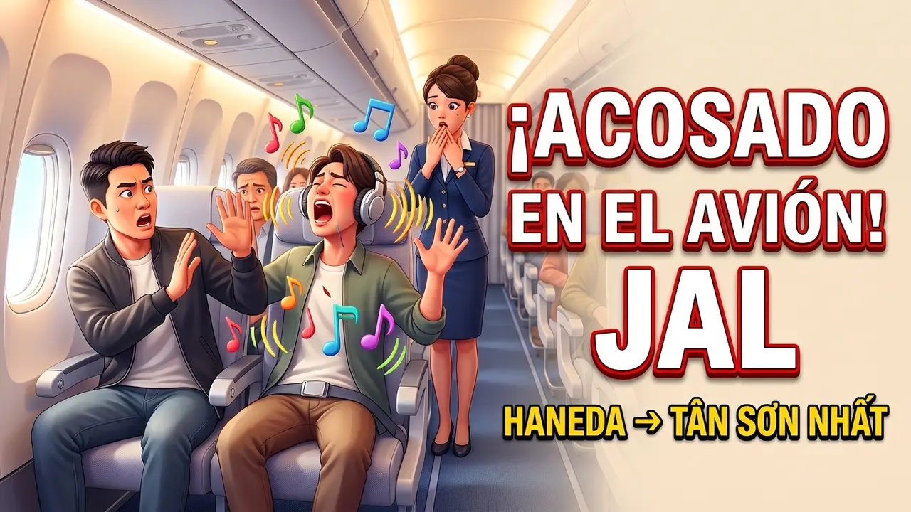 Experiencia enfrentando a un individuo japonés peligroso en un vuelo de Japan Airlines