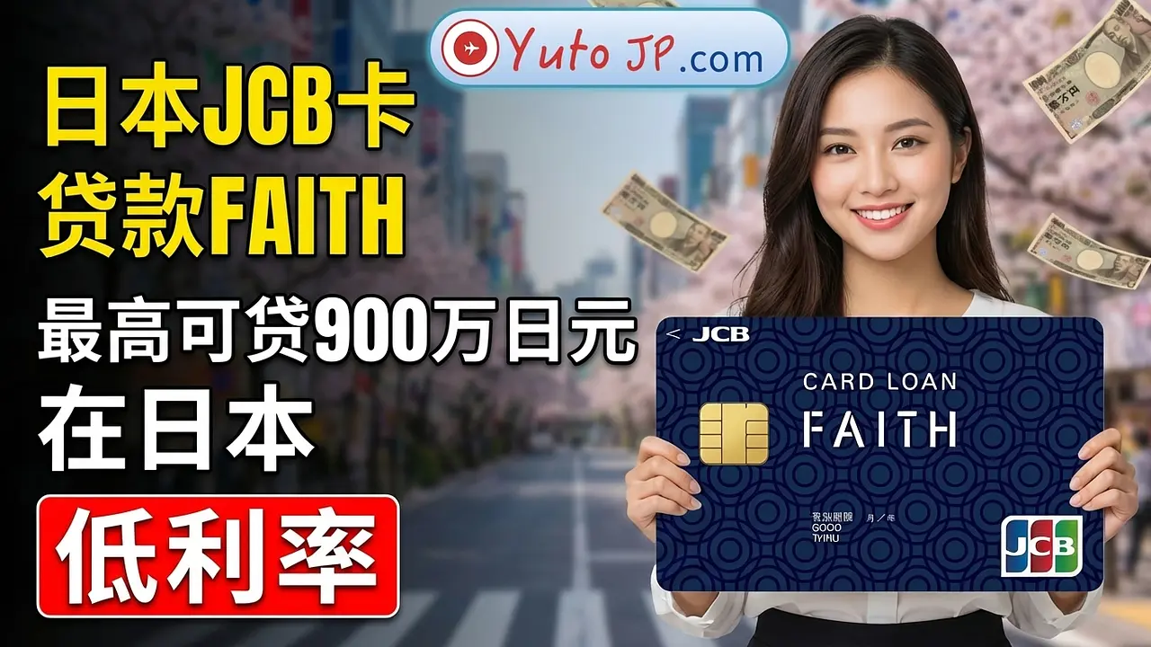 日本JCB Card Loan FAITH贷款卡申请指南：最高额度可达900万日元