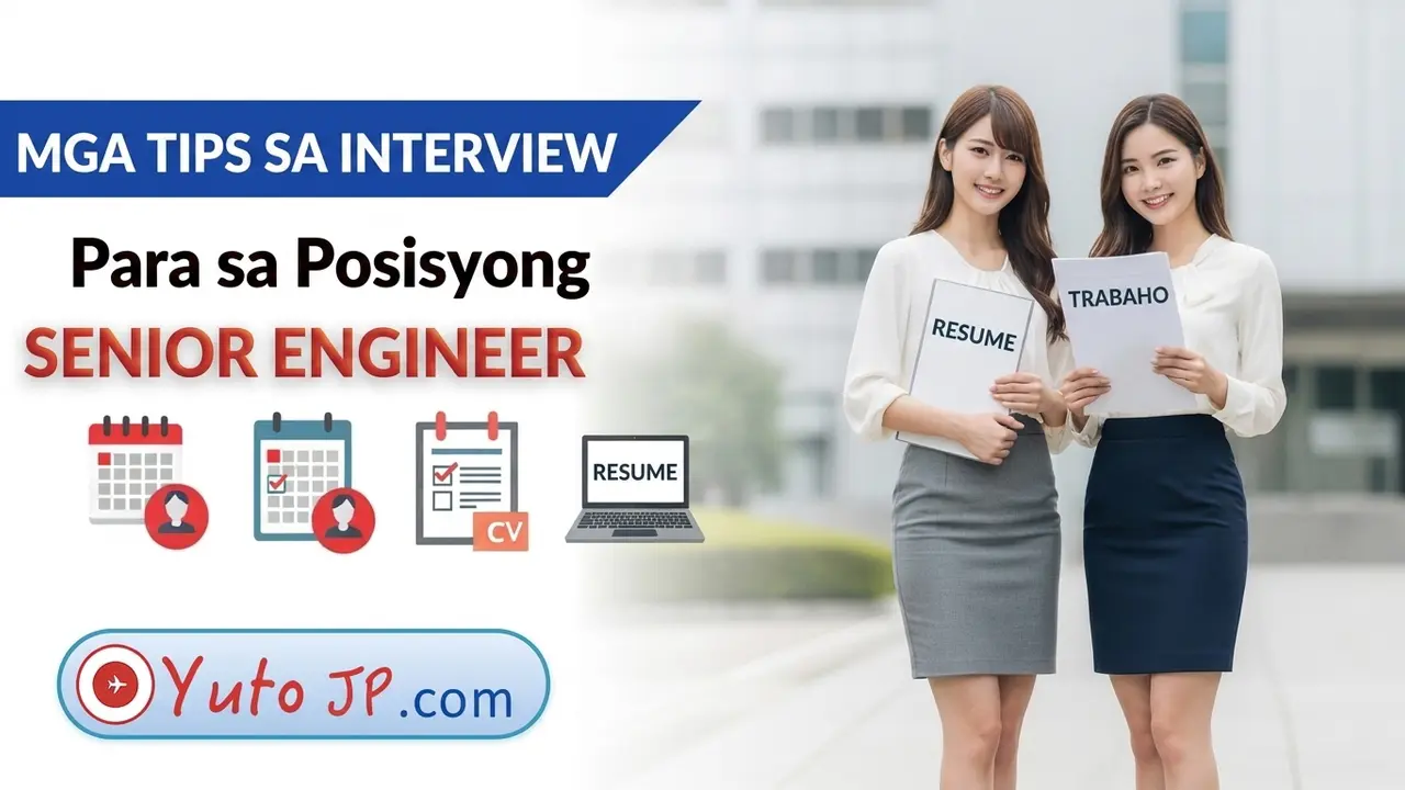 Pagbabahagi ng karanasan sa panayam para sa Senior Engineer sa kumpanyang Hapon