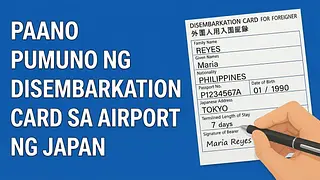 Pinakadetalyadong Gabay: Paano Punan ang Departure Card sa Paliparan sa Japan