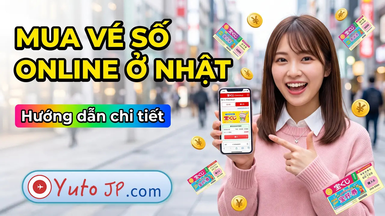 Hướng dẫn mua vé số trên website online ở Nhật