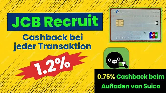 Anleitung zur Beantragung der JCB Recruit Karte für Online-Shopping und Punktesammeln
