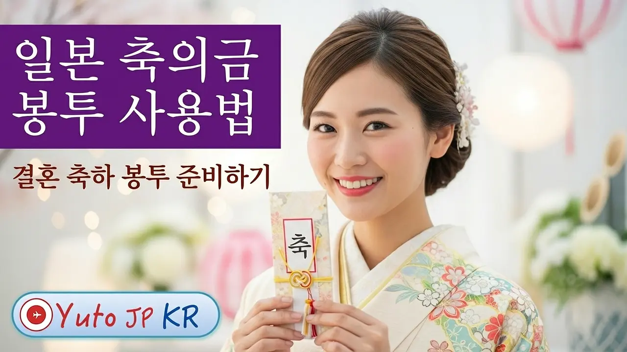 일본 문화에 맞는 결혼식 축의금 봉투 준비하기