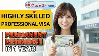 Get Japan Permanent Residency in 1 Year via Highly Skilled Professional Visa
