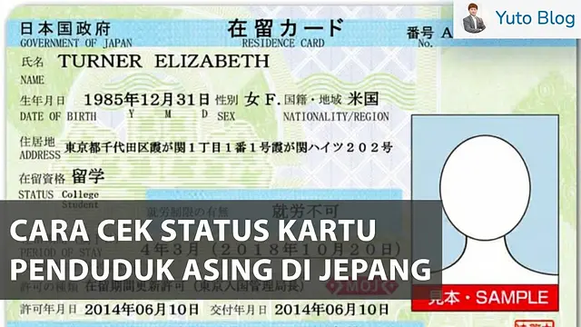 Cara Cek Status Residence Card di Jepang: Masih Berlaku atau Sudah Dibatalkan