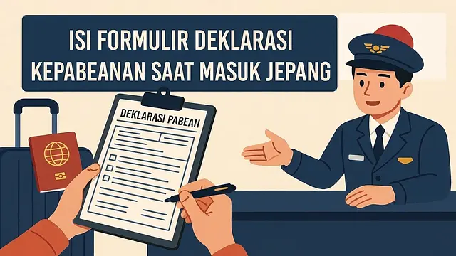 Cara Lengkap Mengisi Formulir Deklarasi Bea Cukai Saat Masuk Jepang