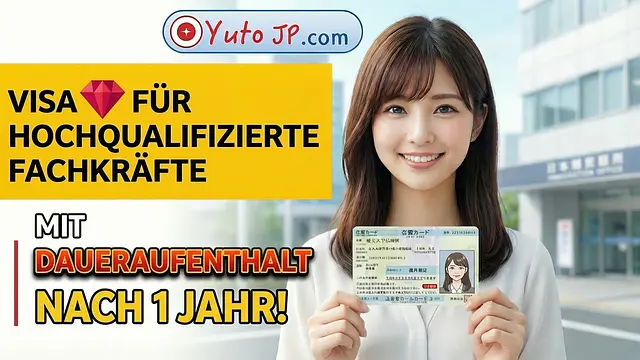 Japanische Daueraufenthaltserlaubnis nach nur 1 Jahr mit dem 80-Punkte-Visum für Hochqualifizierte erhalten