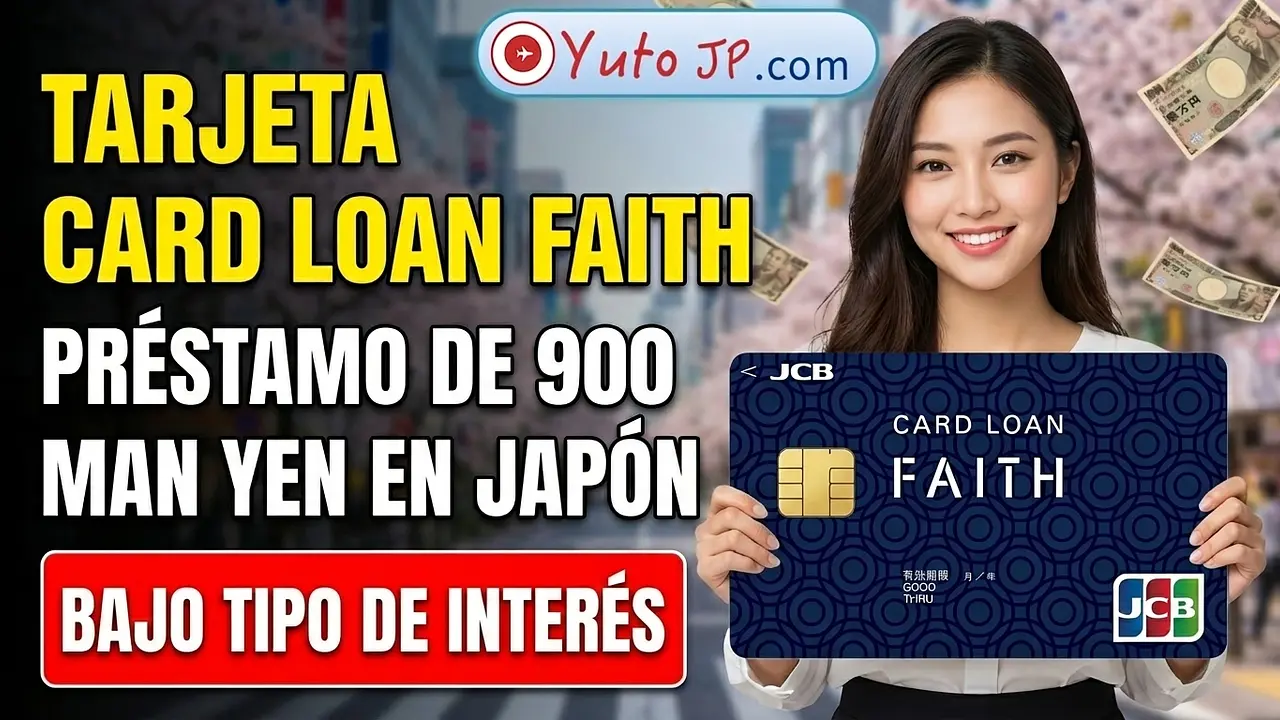 Guía para solicitar la tarjeta de préstamo JCB Card Loan FAITH con un límite de hasta 9 millones de yenes en Japón