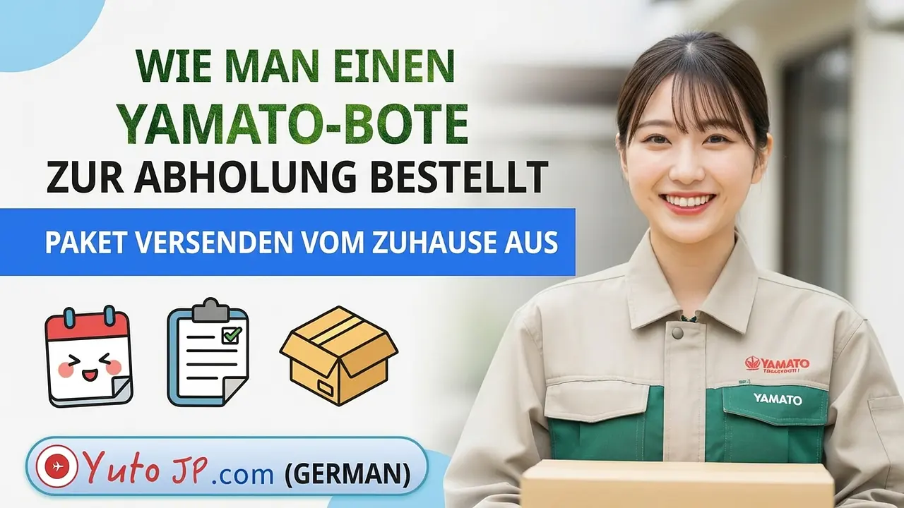 Anleitung: Yamato-Mitarbeiter nach Hause bestellen für den Online-Versand in Japan
