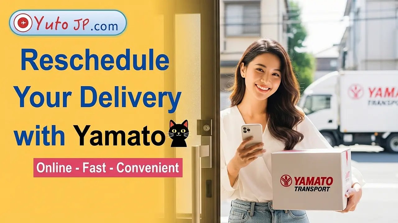 How to Reschedule Delivery with Yamato (Kuroneko) When You're Not Home, Completely Online