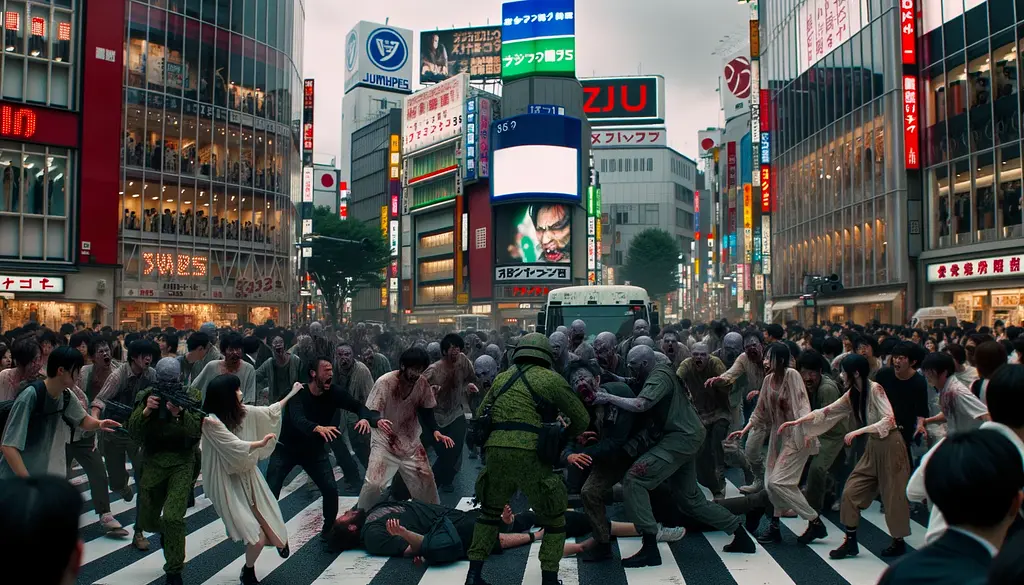 Giả sử đại dịch zombie bùng phát ở Nhật Bản - Phần 1: Sự sụp đổ của Tokyo