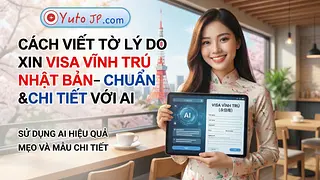 Hướng dẫn viết lý do xin visa vĩnh trú Nhật Bản chi tiết, sử dụng AI