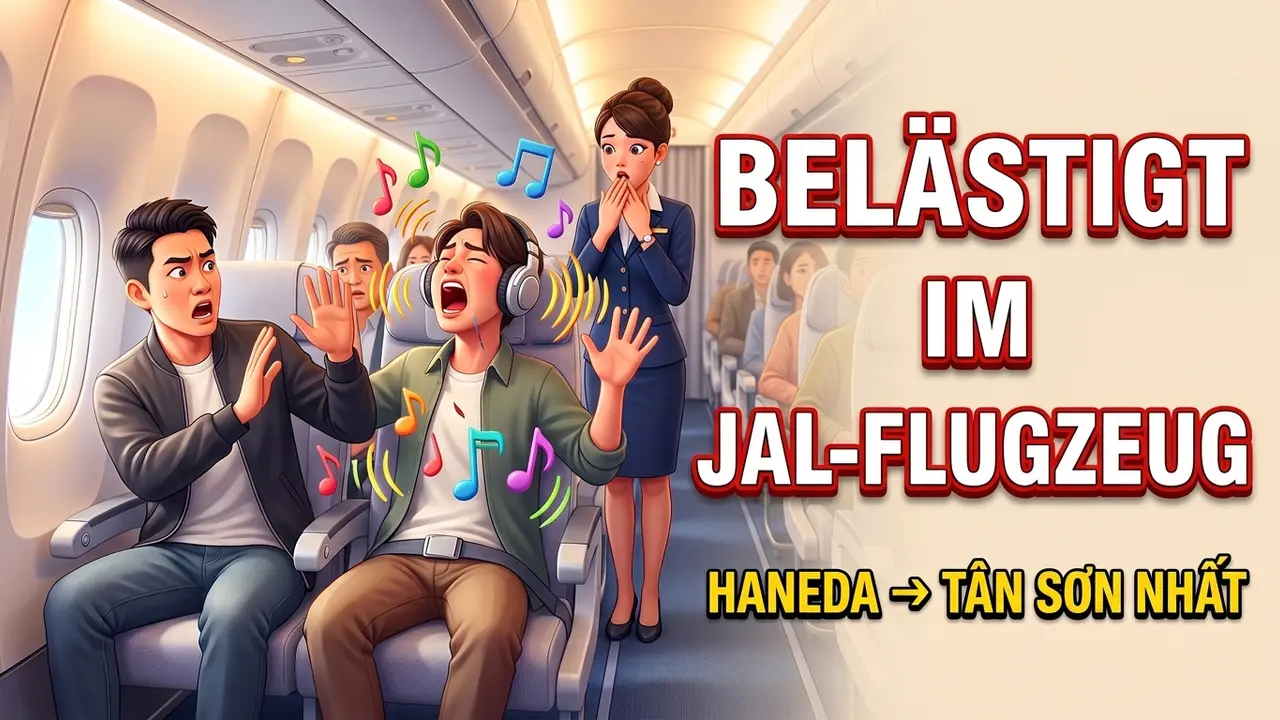Konfrontation mit einem gefährlichen japanischen Passagier auf einem Japan Airlines Flug