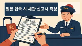 일본 입국 시 세관 신고서 작성 방법 (상세 가이드)