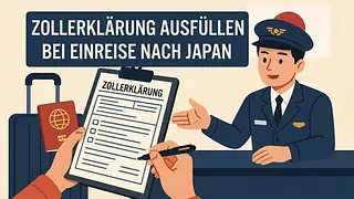 Detaillierte Anleitung zum Ausfüllen der Zollerklärung bei der Einreise nach Japan