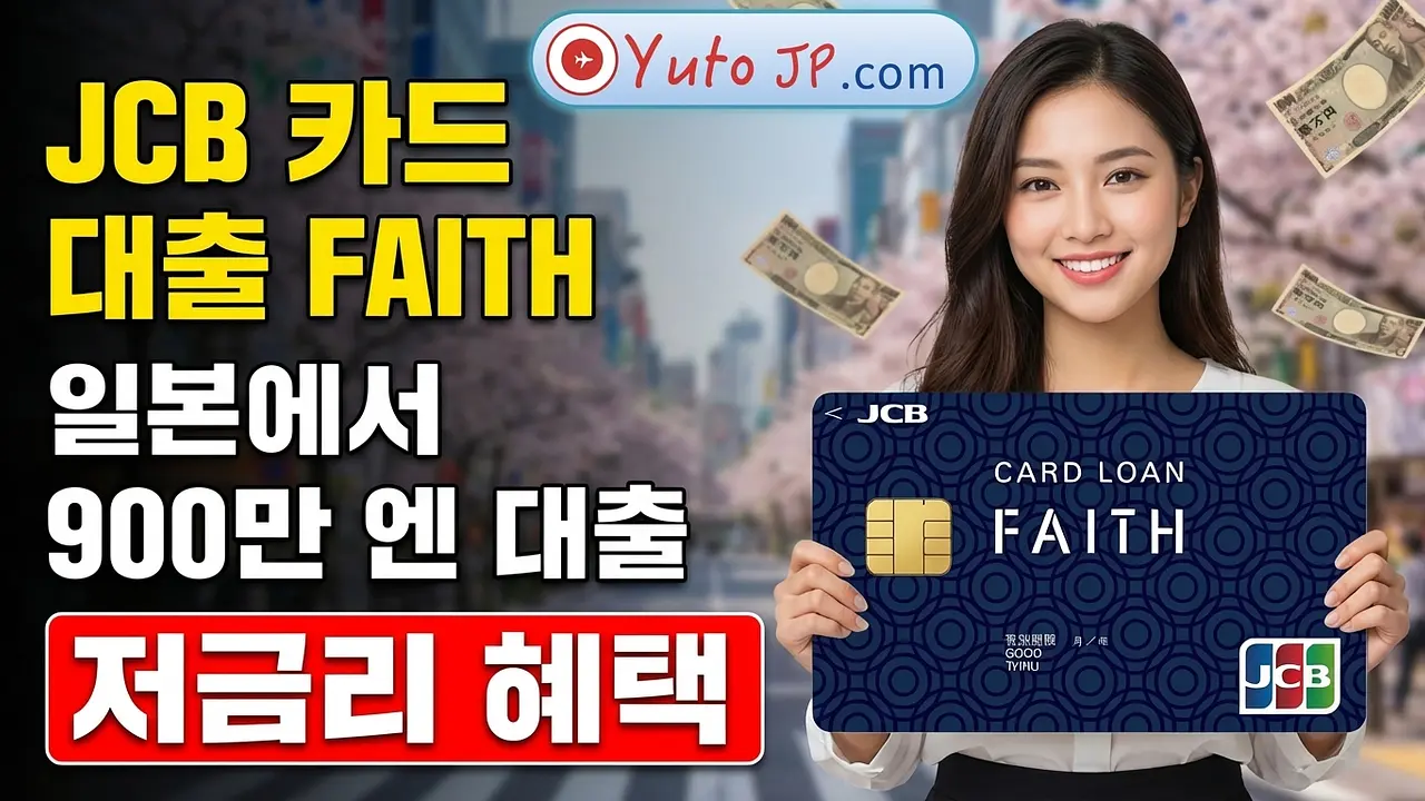 일본에서 대출받기: 최대 900만엔 한도의 JCB Card Loan FAITH 신청 가이드