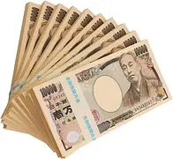 金運アップ 100万円札束 10束