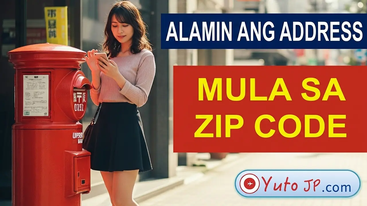 Gabay sa paghanap ng address gamit ang postal code sa Japan online
