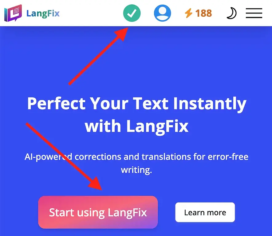 Sử dụng AI LangFix.com để sửa đoạn văn tiếng Nhật