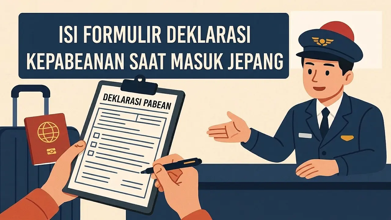 Cara Lengkap Mengisi Formulir Deklarasi Bea Cukai Saat Masuk Jepang