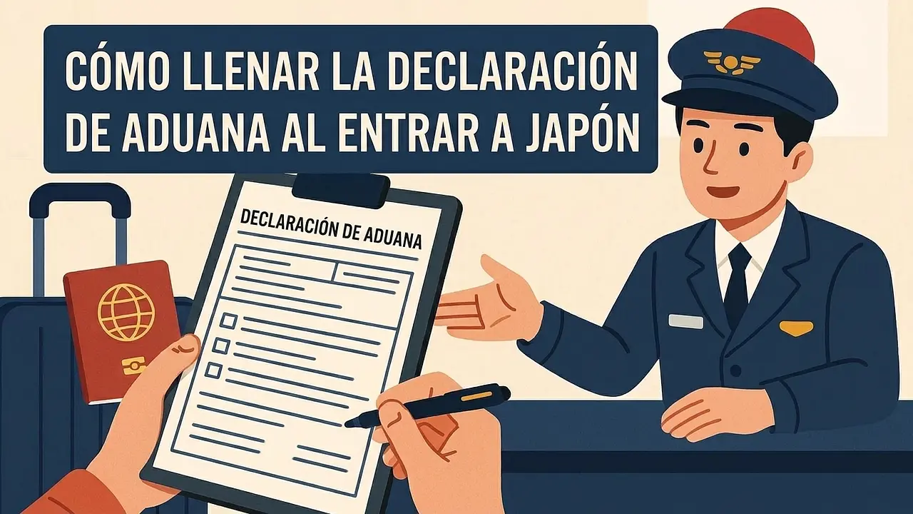 Cómo completar la declaración de aduanas al ingresar a Japón en detalle