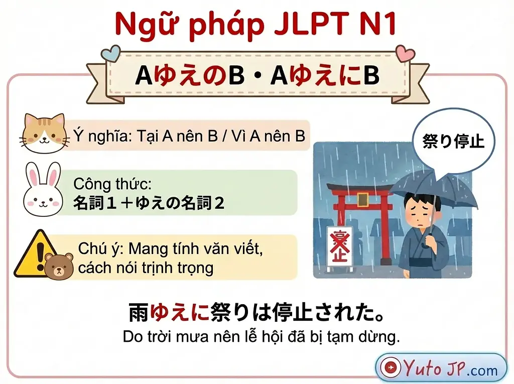 Tóm tắt ngữ pháp JLPT N1 - Phần 1