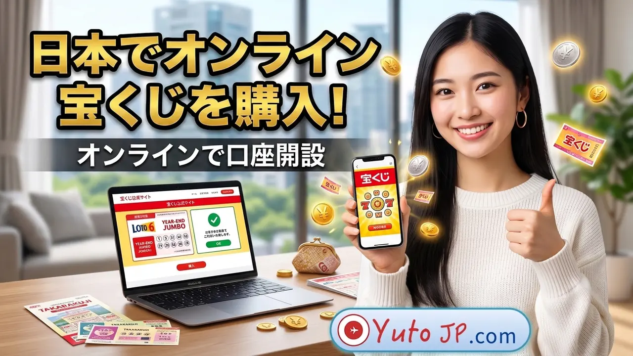 日本でオンライン宝くじを購入するためのアカウント登録方法