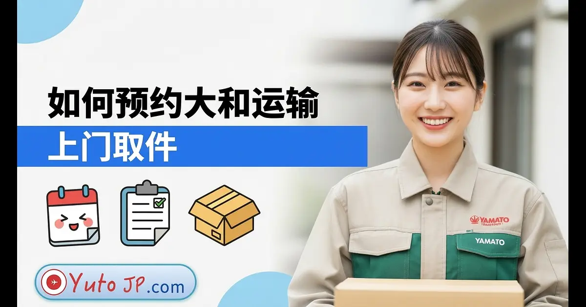 日本在线寄件- 如何预约Yamato员工上门取件寄送| YutoJP