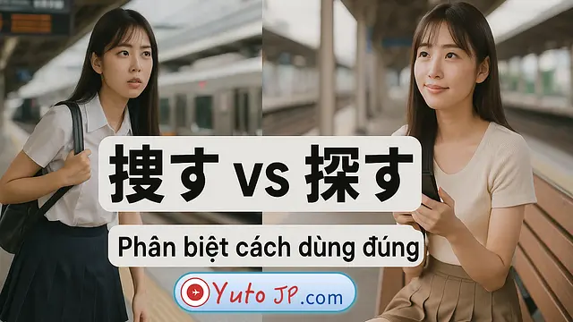 Phân biệt 探す và 捜す (tìm kiếm)