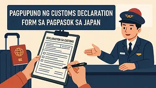 Detalyadong Gabay sa Pag-fill Out ng Customs Declaration Form sa Pagpasok sa Japan